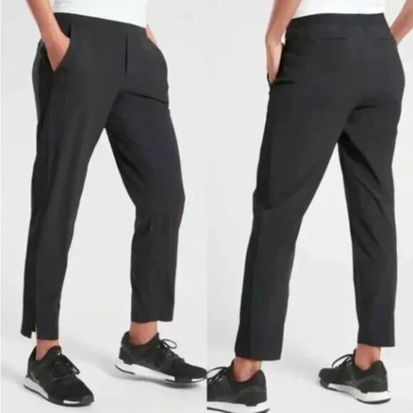 ATHLETA Brooklyn Ankle Pants Black Sz 16 {G39} - Picture 1 of 5